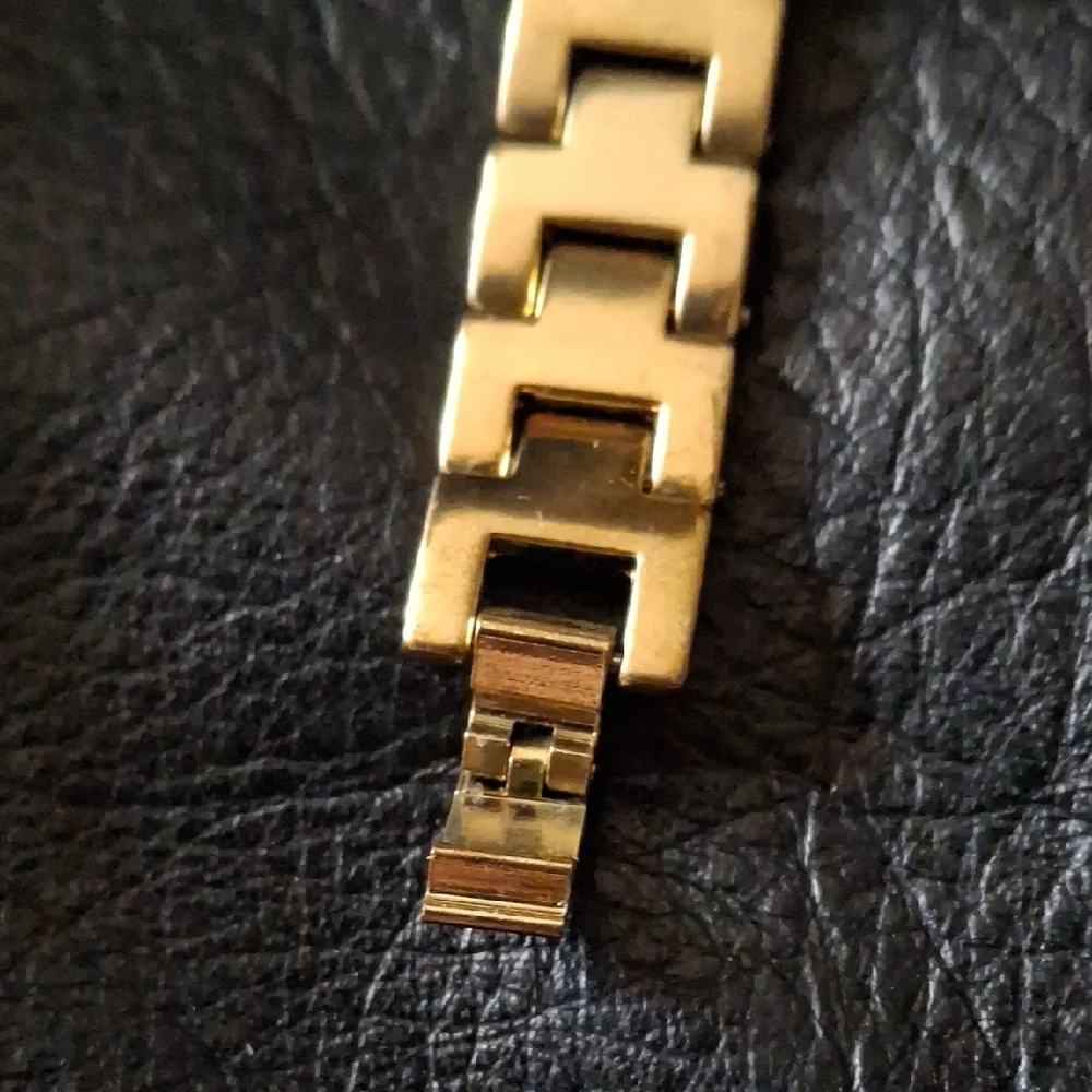 Gold Chain Watch and Earrings Set